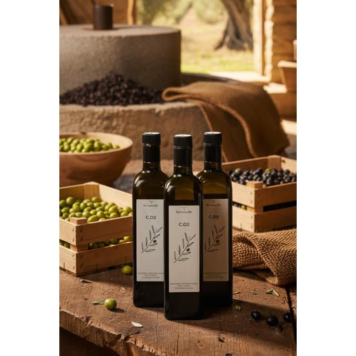 Olio EVO C.02: 3 Bottiglie - Bitonto, Puglia